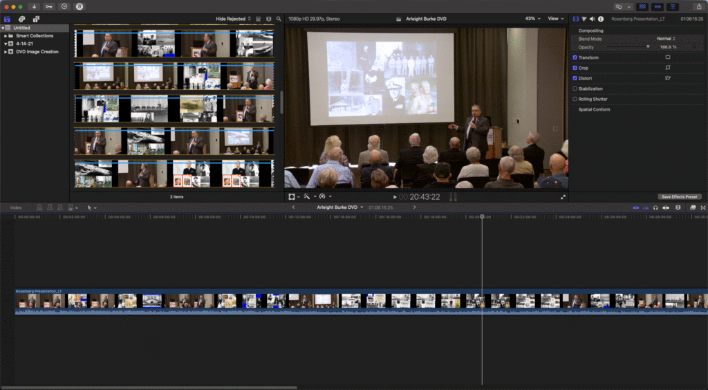 Final Cut Pro Timeline