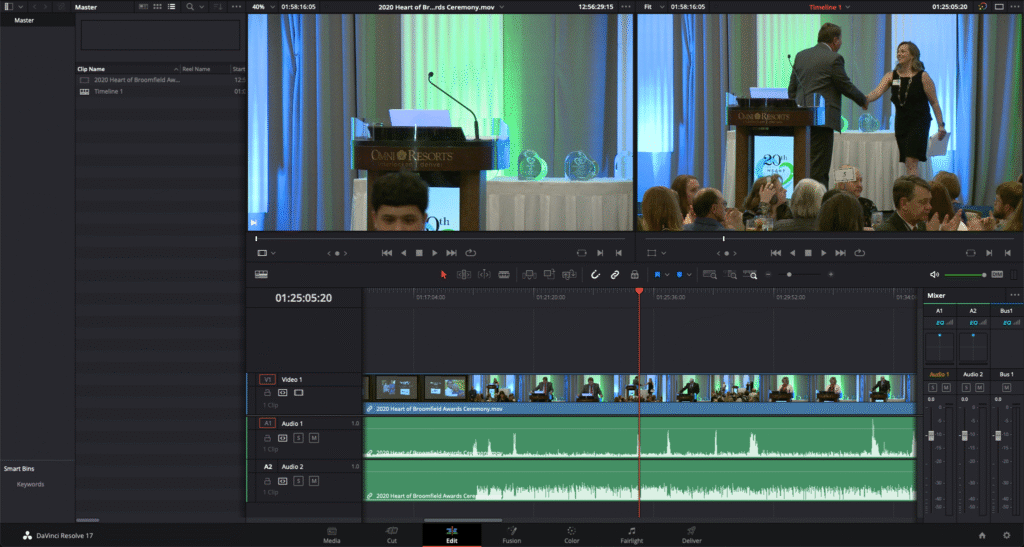 Davinci Resolve Timeline